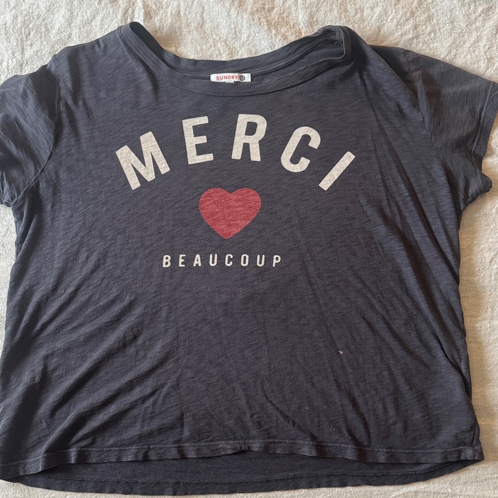 Sundry Navy Tee 2